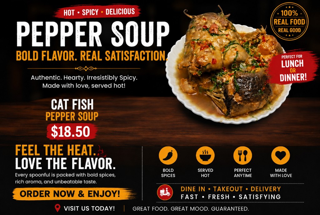 Catfish pepper soup